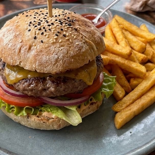 Burger garni